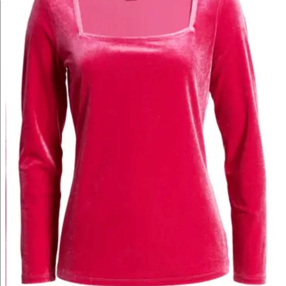 Halogen
Square Neck Velour Top - Picture 4 of 5
